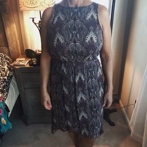 Chan Luu Purple Midi Dress